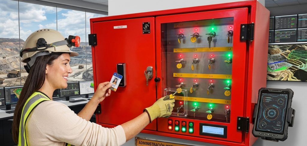 Descubre cómo los administradores inteligentes de llaves (Traka, Alkey, OSESA) optimizan la trazabilidad y seguridad de activos críticos en faenas mineras e infraestructura.